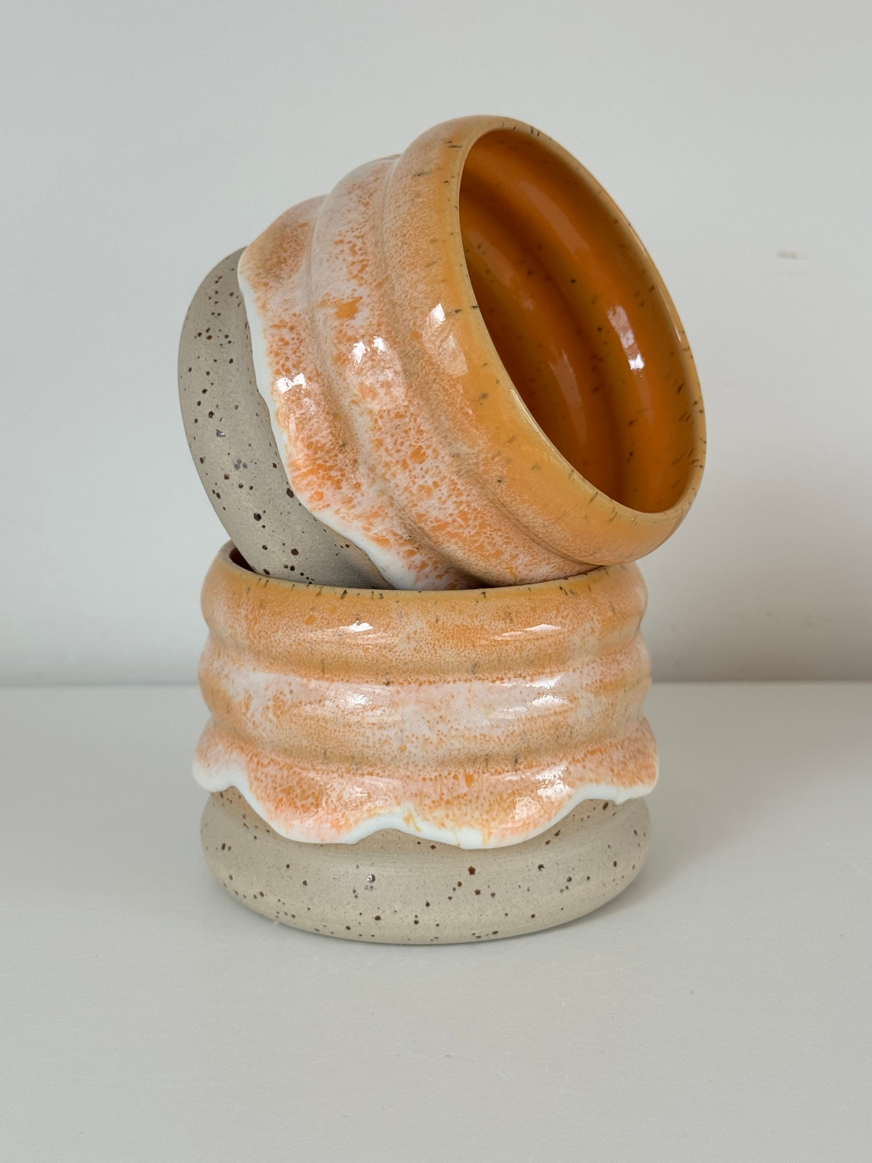 Bubble Becher Orange