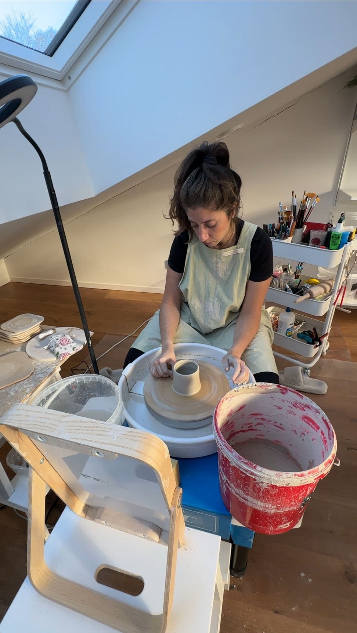 Drehen an der Scheibe